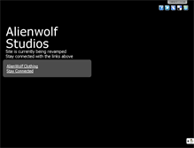 Tablet Screenshot of alienwolfstudios.com